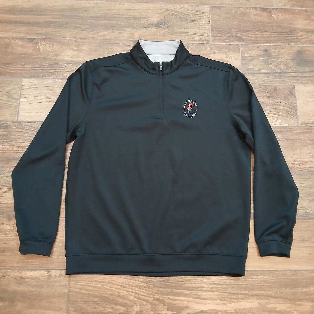 johnnie-O Black Quarter-Zip Sweatshirt